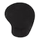 Urban Utility Mouse Pad, Ergonomic Mouse Pad with Gel Wrist Rest Support, Gaming Mouse Pad with Lycra Cloth, Non-Slip PU Base for Computer, Laptop, Home, Office &amp; Travel, Black