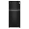 LG Double Door Top Freezer GN-C782SGGL Black Glass 506L