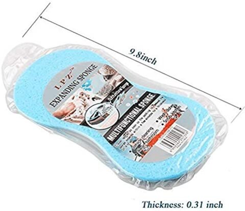 Generic 3Pcs Car Large Vacuum Compressed Sponge Wash Magic Cleaning Tool Accessories