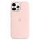 Apple Silicone Case With MagSafe For iPhone 13 Pro Max Chalk Pink