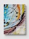 Lowha Spiral Notebook With 60 Sheets And Hard Paper Covers With Splattered Paint Design, For Jotting Notes And Reminders, For Work, University, School