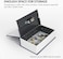 Rubik Book Safe with Combination Lock, Home Dictionary Diversion Hidden Secret Metal Safe Box for Money Jewelry Passport 18.5 x 11.5 x 5.5 cm - Black Small