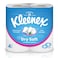 Kleenex Dry Soft Toilet Tissue Paper 2 PLY 4 Rolls x 200 Sheets Embossed Bathroom Tissue with a Touch Of Cotton