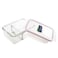 Glasslock Rectangular Container With Separator 1000 ml