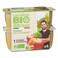 Carrefour Bio No Added Sugar Apple Puree 100g x Pack of 4