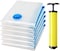 Lushh 10PCS  Vacuum Compress bags Set With Hand Air Pump , Clothes Foldable Pouch,  Sealed Storage bag To Save Space Organizer, (10 Bag +1 Hand Pump), 70x100 Cm