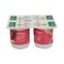 Sojasun Raspberry And Passion yoghurt 100g&times;4