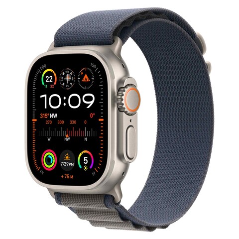 Apple Ultra 2 LTE 49mm Titanium Blue Alpine Loop Small