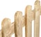 Egardenkart® Garden fence wooden pickets (30cmx100cm, Beige)
