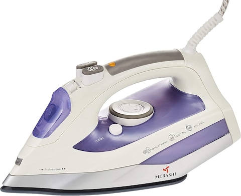 Mebashi Steam Iron, Mesir5008 (6 Months Warranty)