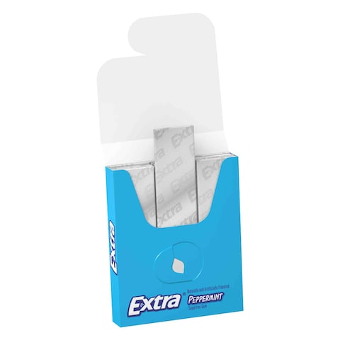 Wrigley&#39;s Extra Long Lasting Peppermint Sugar Free Chewing Gum 15 Sticks