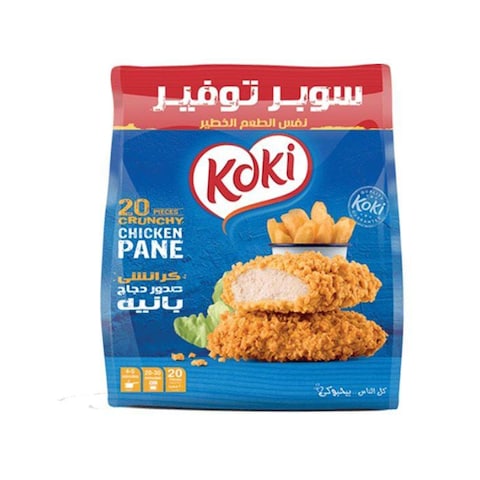 Buy Koki Crunchy Chicken Pane Breasts - 1kg in Egypt