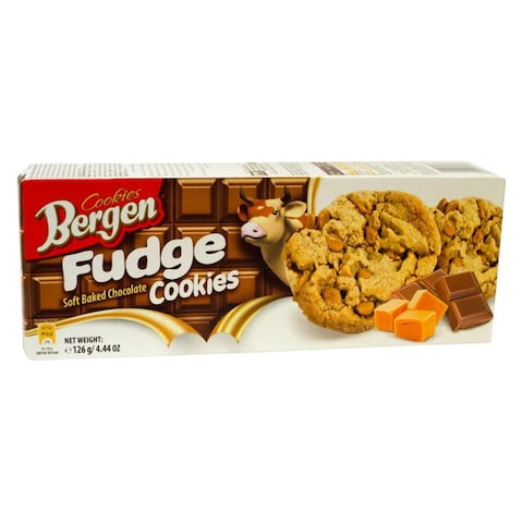 Bergen Brownie Chocolate Fudge Cookies 126g