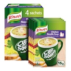 Buy Knorr Cup-A-Soup Chicken Noodle Soup 15g Pack of 4 in UAE