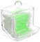 Uaejj Acrylic Cotton Organizer Box Cosmetic Stick Bathroom Storage Box