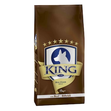 King Plus Beef Adult Dog Food 15kg