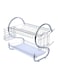 Generic - 2 Tiers Dish Rack Silver 43X39X25Centimeter