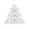 Christmas Tree Gold Foil Paper Napkins 16Pcs