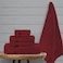 Comfy 550 GSM Set of 6 100% Cotton Towel Set - Burgandy