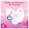 Always Cotton Soft Ultra Thin Large Sanitary Pads With Wings White 16 Pads