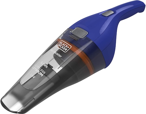 Black &amp; Decker 3.6V 1.5Ah Li-Ion Cordless Dustbuster Handheld Vacuum, Blue - Nvc115Wa-B5, 2 Years Warranty
