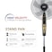 SANFORD STAND FAN 16" SF901SFN BS