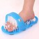 Generic Easy Feet Foot Cleaner Easyfeet Scrubber Brush Massager Clean Bathroom Shower Blue Slippers Spa Treatment