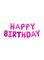 Generic Happy Birthday Letter Aluminum Foil Balloons