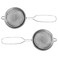 Multiuses Double Mesh Stainless Steel Strainer, Sieve, Sifter, Colander- Pack of 2 (Silver)