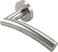 AL ARQAM Stainless Steel 304 Lever Handle On Rose With Euro Profile Escutcheon, Door Handle, Curved Tubular Arched Handle, Used For Commercial, Home, Office Use, etc. (1 set)
