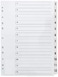 Generic Plastic Divider 12 Grey With Number Box Of 20 Pieces