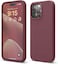 elago Liquid Silicone for iPhone 15 Pro MAX case cover Full Body Protection, Shockproof, Slim, Anti-Scratch Soft Microfiber Lining - Burgundy