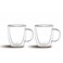 Double Wall Cup Set Clear 230ml 2 PCS