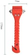 Abbasali Lifehammer 2 In 1 Safety Hammer And Seat Belt Cutter Blade Emergency Escape And Rescue Tool Window Breaker With Black Holder For Car/Bus/Truck