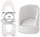 Generic Misbah UAE Automatic Wudu Foot Washer - White