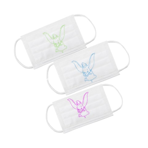 Kids Masks Printed Assorted Cartoon Logo 3 Pieces