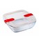 Pyrex Rectangular Dish With Lid 23X15 CM