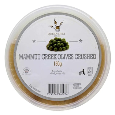Queen Deli Mammut Olives Crushed 150