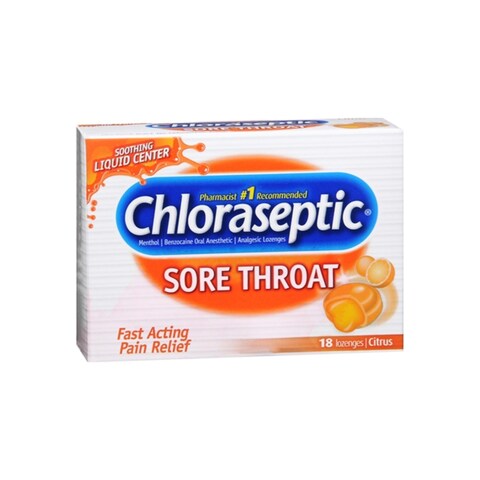 Chloraseptic Citrus Lozenges 18S