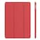 TRON Case For iPad 9.7 Case (2018/2017 Model, 6th/5th Generation), Smart Cover With Pencil Holder Back And Full Body Protection, Auto Wake/Sleep Cover, Red