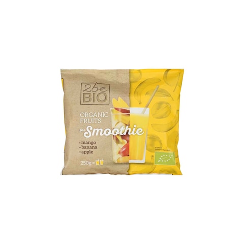 2be Bio Smoothie Mix Of Yellow Frozen Fruit 250g