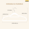 YANEK Non-Slip Velvet Suit Hangers 100 Pack White - Ultra Thin Space Saving 360 Degree Swivel Hook Strong and Durable Clothes Hangers Hold Up-to 10 Lbs, for Coats, Jackets, Pants, Dress Clothes