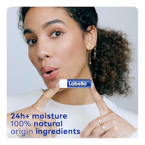 Labello Original 24 Hour Moisture Lip Balm With Shea Butter And Natural Oils 4.8g