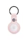 Decoded Leather Keychain for AirTag - Pink