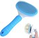 Self Cleaning Slicker Brush Cat and Dog Pet Hair Removal Brush&ndash;Groomer Shedding Grooming Tools Combs Rakes,Gently Removes Loose Undercoat, Mats and Tangled Hair