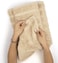 Towel Set Luxury Hotel Quality 600 GSM 100% Genuine Combed Cotton, Super Soft &amp; Absorbent Family Bath Towels 6 Piece Set - 2 Bath Towels, 2 Hand Towels, 2 Washcloths - Beige Taupe