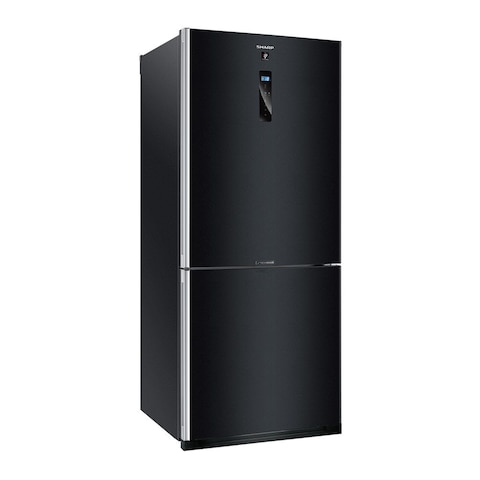 Sharp Refrigerator Inverter Digital with Bottom Freezer 448 Liter - Black - SJPV60KBK