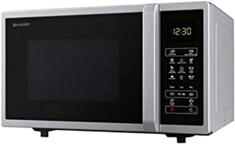 Sharp 25 Liter Digital Solo Microwave, R-25Ct-S Silver With 5 Power Levels