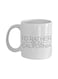 muGGyz Atheism A Non-Prophet Organization Mug White/Red