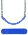 RBWTOYS  Swing Round Edge less Seat with Colorful Chain.  Model RW-13137. Blue